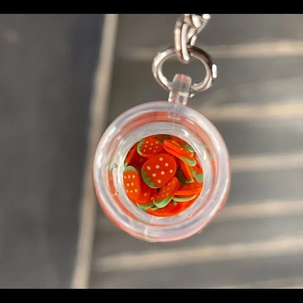 Strawberry Goblet Keychain